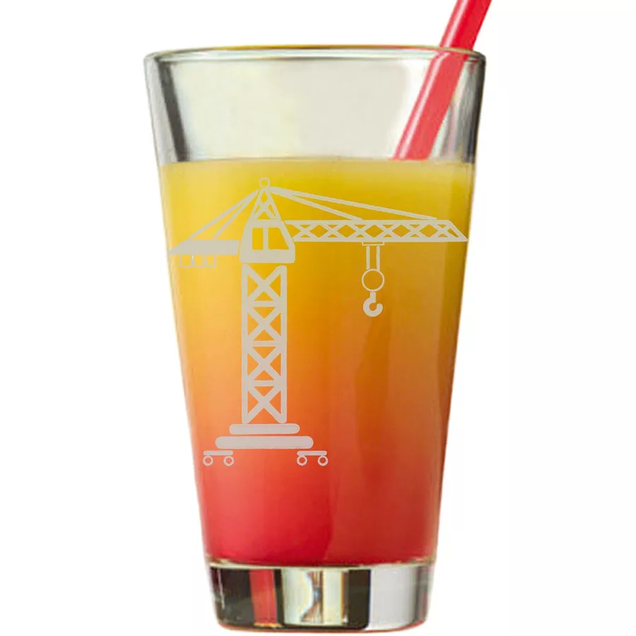 Luxentu Kinderbecher Kran 300 ml transparent