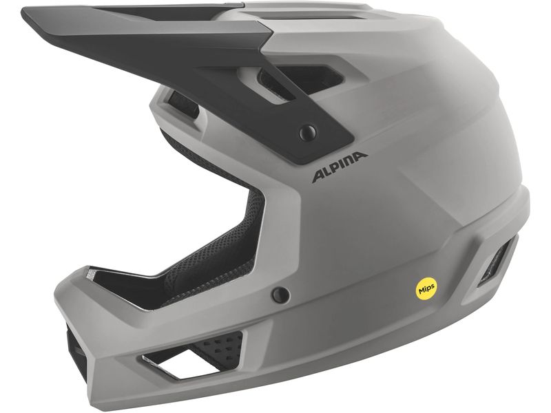 alpina Helm PIKES MIPS Grau, 52 - 55 Robuster Downhill-Helm