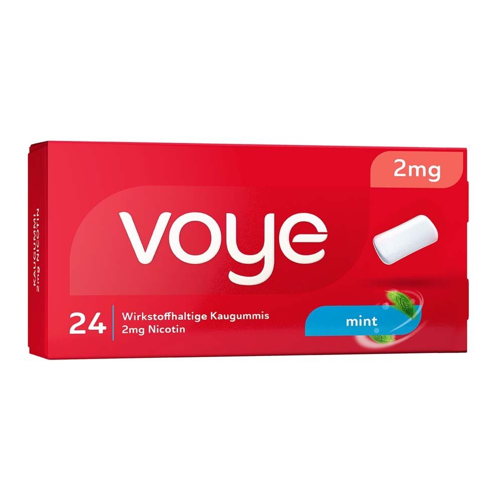 Voye Mint 2mg wirkstoffhaltiges Kaugummi