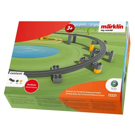 Märklin my world - Baustein-Set Hochbahn Steigung & Gefälle