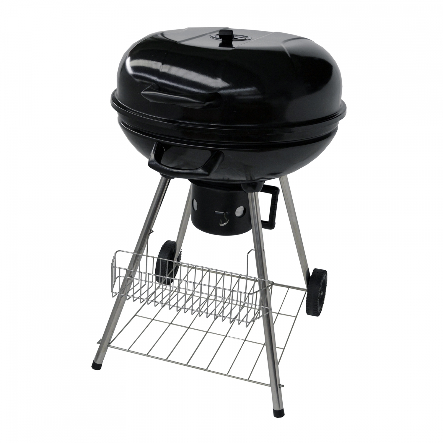 Houston: barbecue avec couvercle et très pratique bois ou charbon