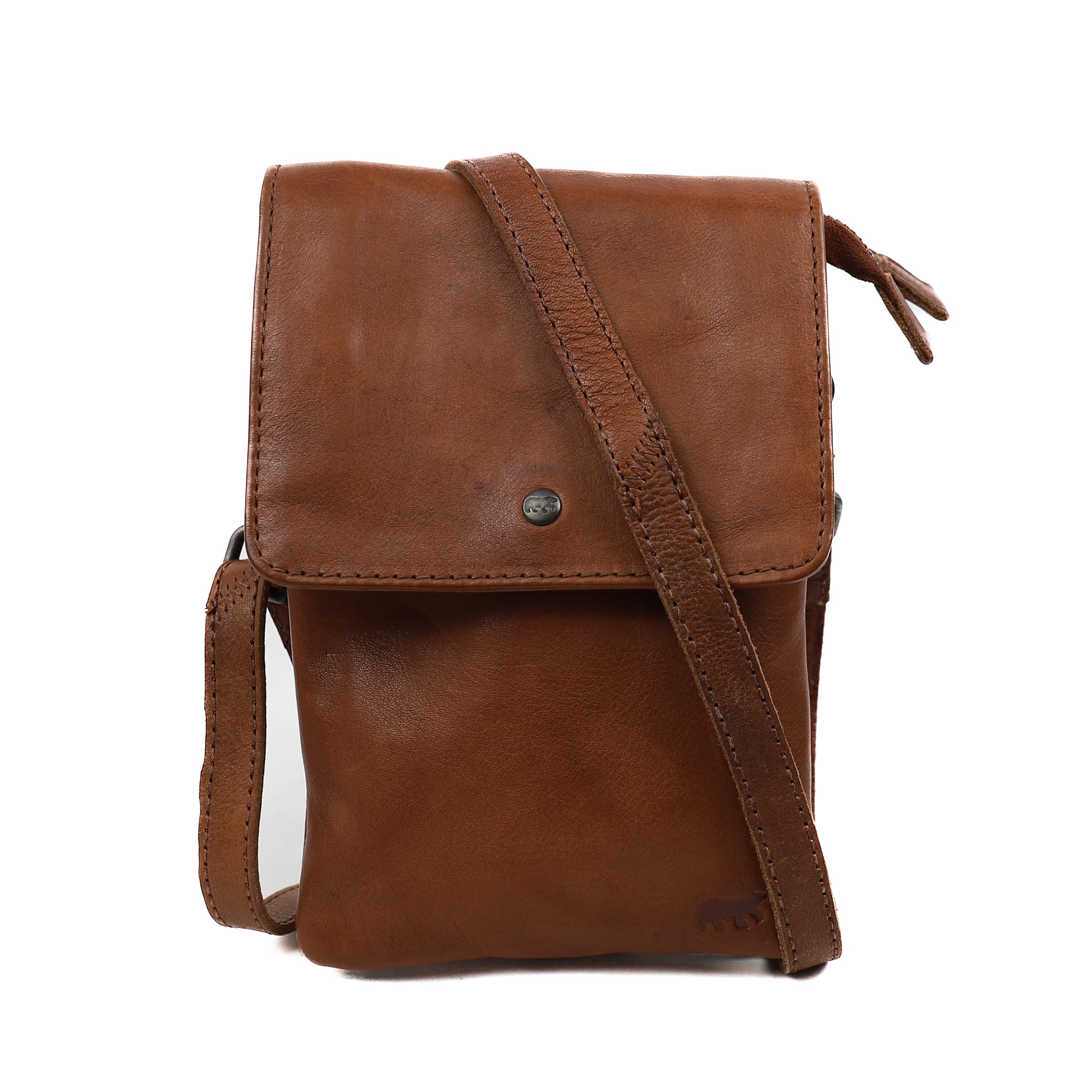 Schoudertasje 'Daisy' cognac Cognac