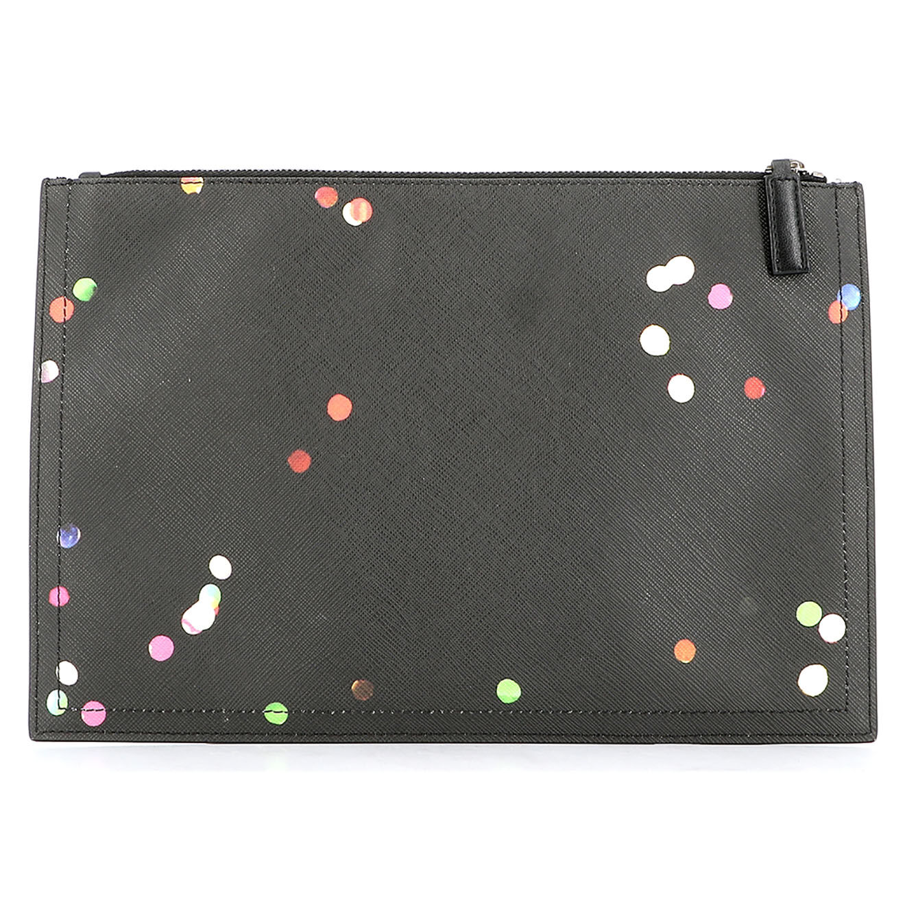Givenchy Pochette Confettis en Cuir noire - Neuf sans étiquette - L.29 cm