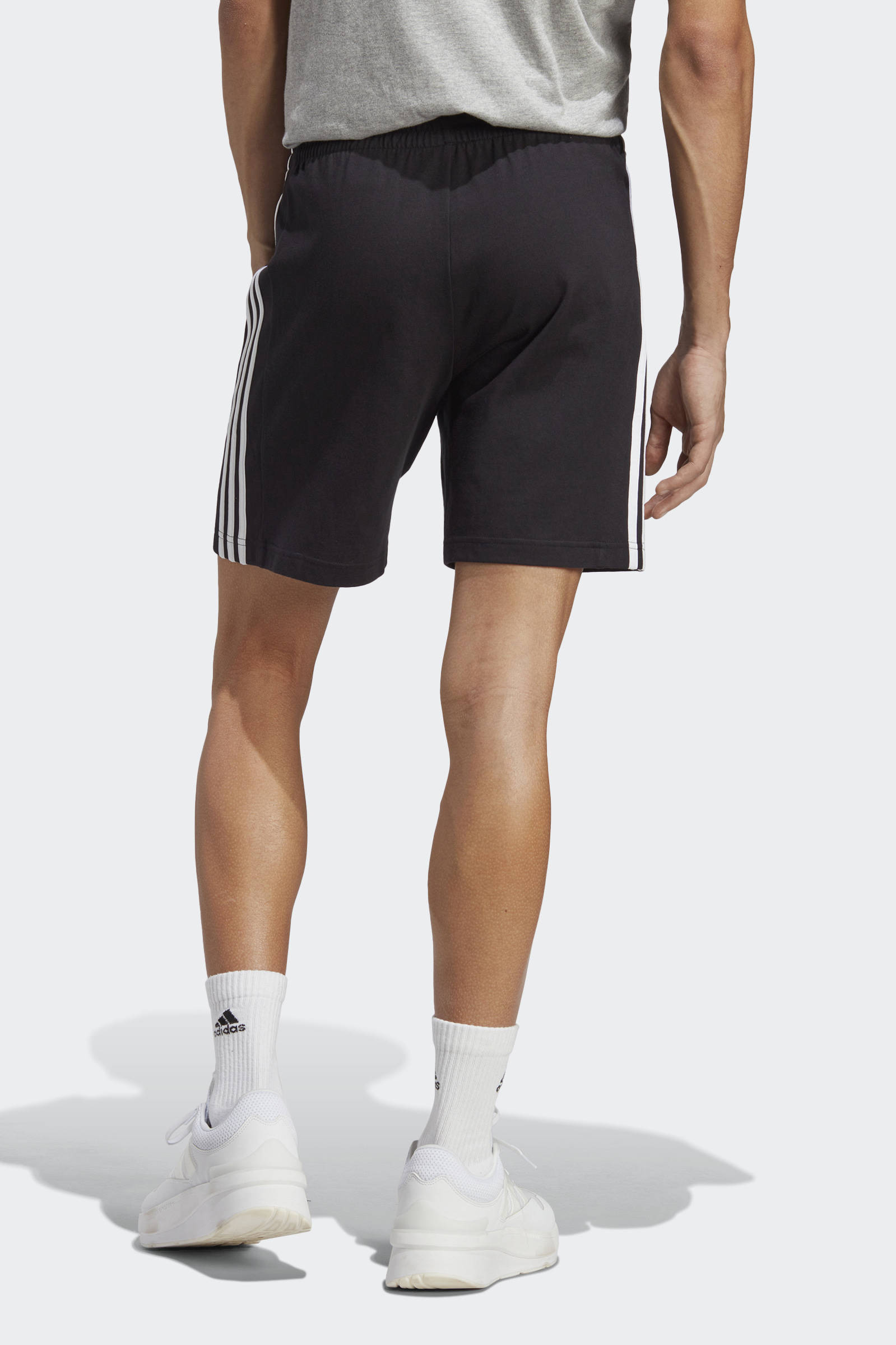 adidas short zwart/wit