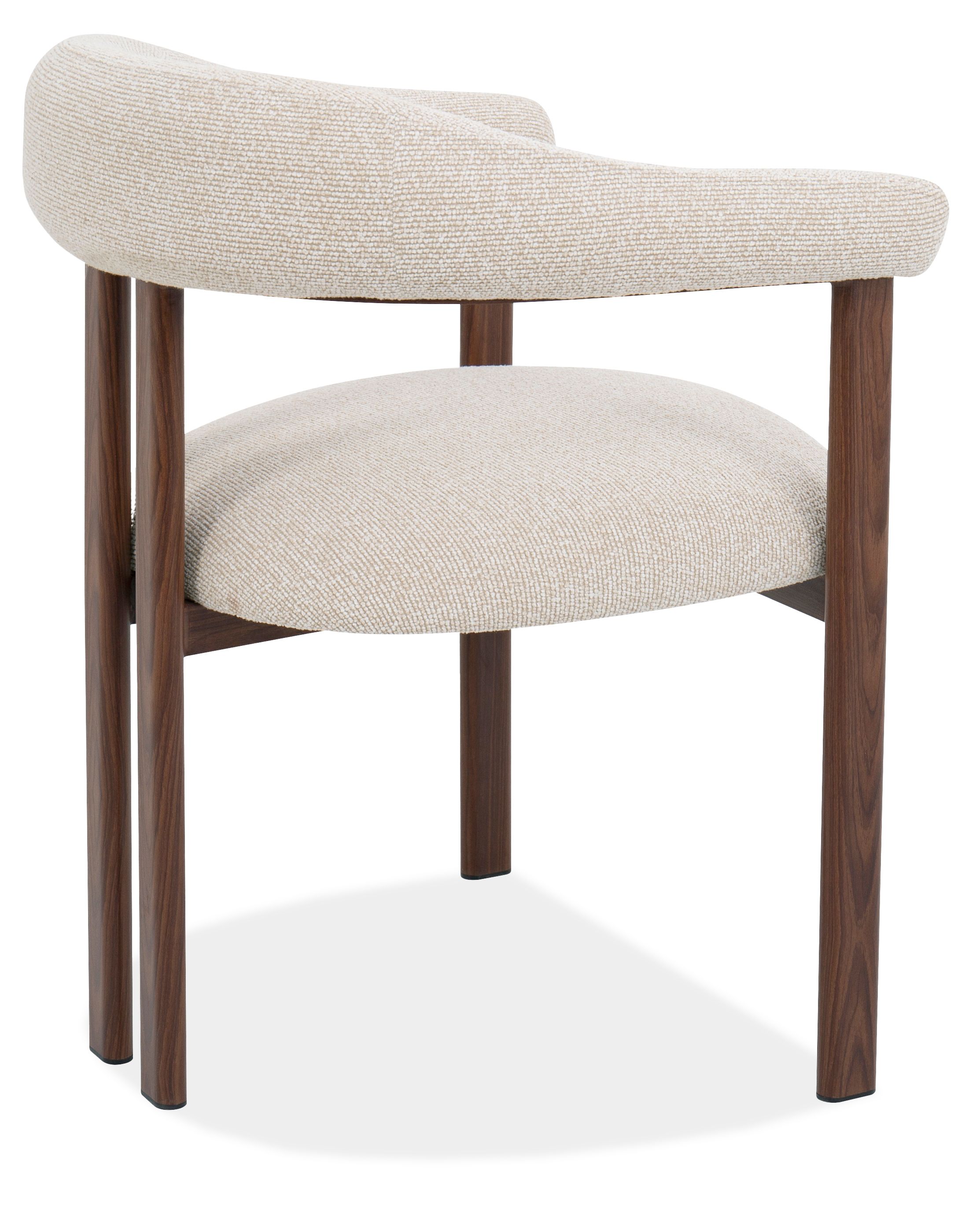 Eetkamerstoel Beige Walnut Takumi B64 x D62.5 x H78 cm