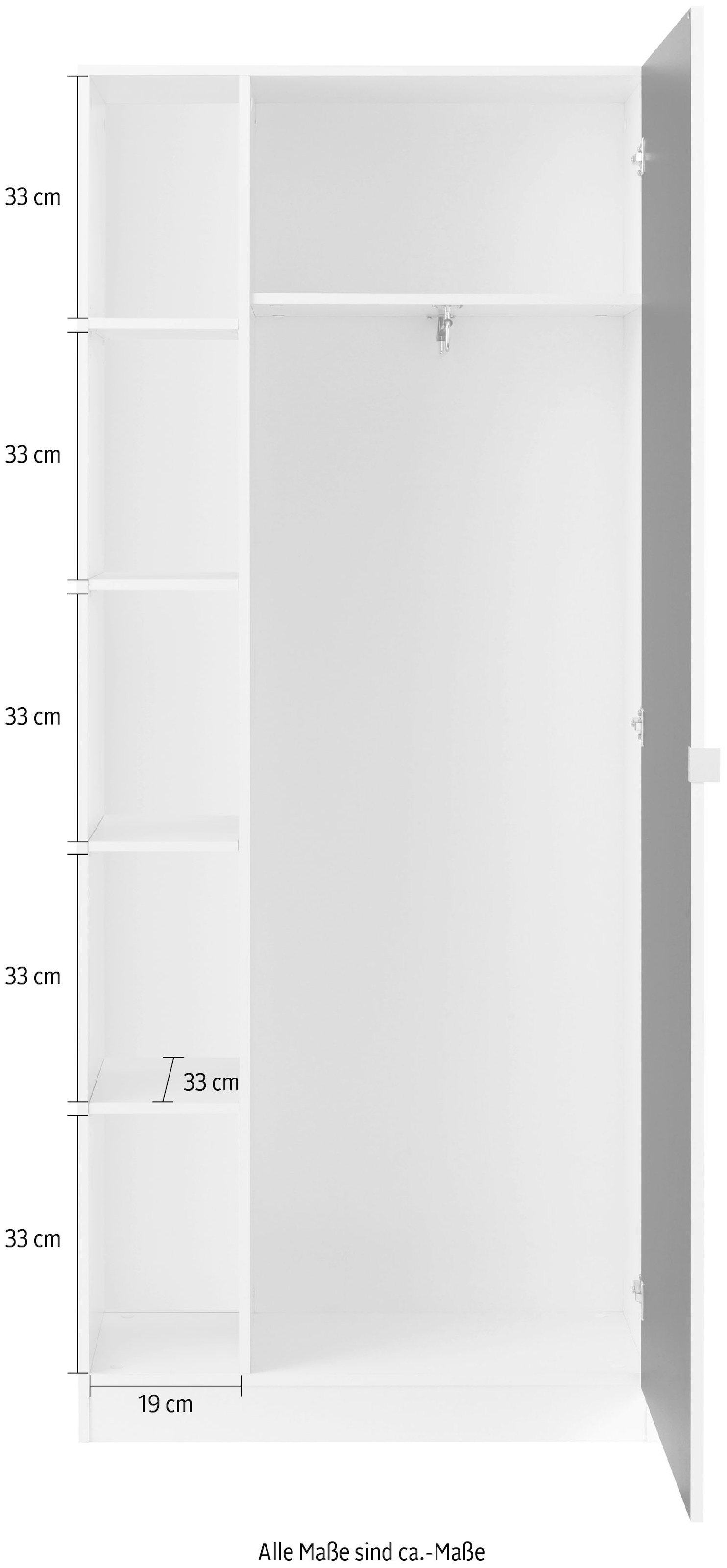 borchardt Möbel Garderobenschrank »Dolly« Höhe 185 cm