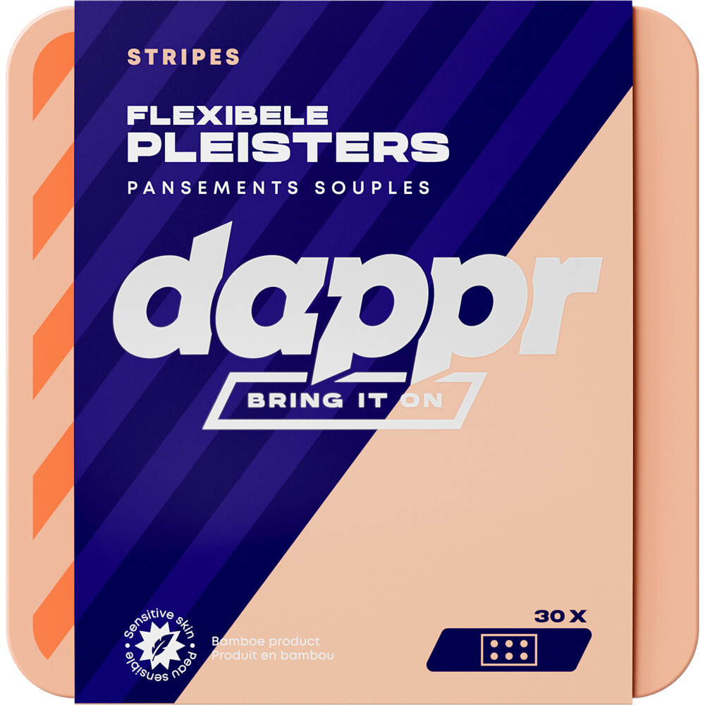 Dappr Pleisters Stripes30 stuks