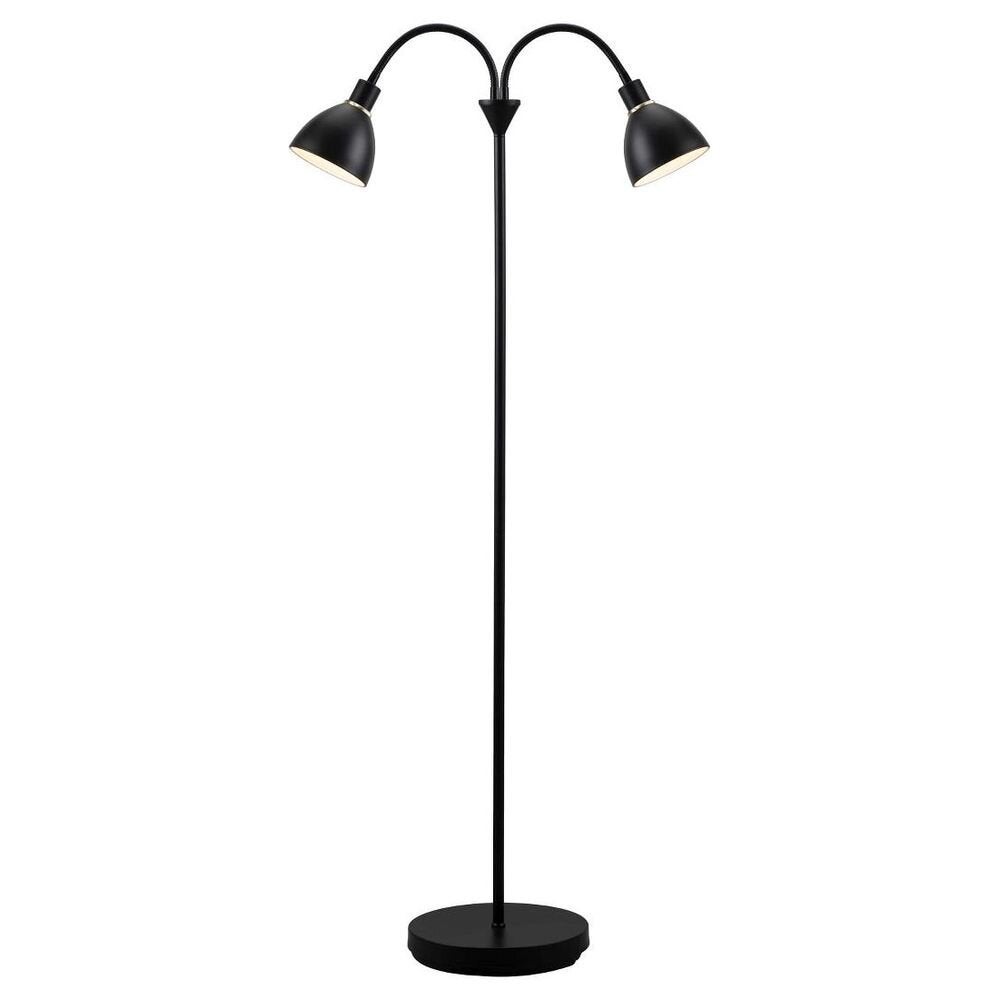 Ray vloerlamp, zwart, 2xE14