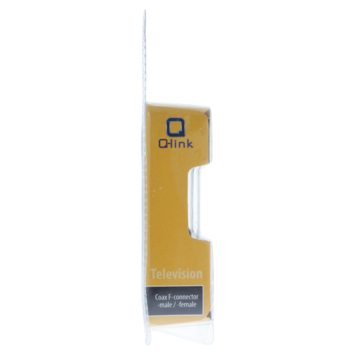 Q-Link coax adapter 1MA/FCON 1FEM/FCON buitendraad