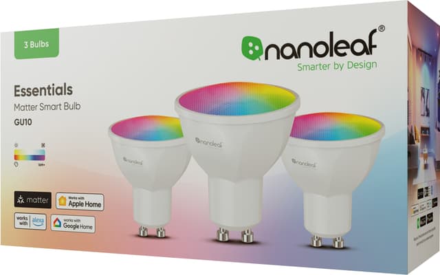 Nanoleaf Essentials Matter LED-pære GU10 (3-pak)