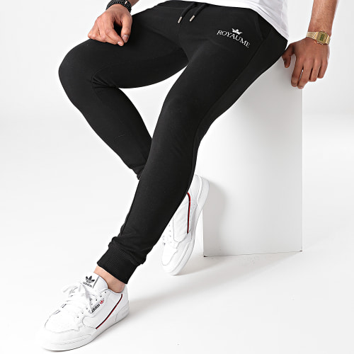 Pantalon Jogging Royaume Noir Blanc