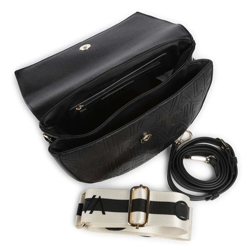 Valentino Bags Pansy Crossbody Bag Black