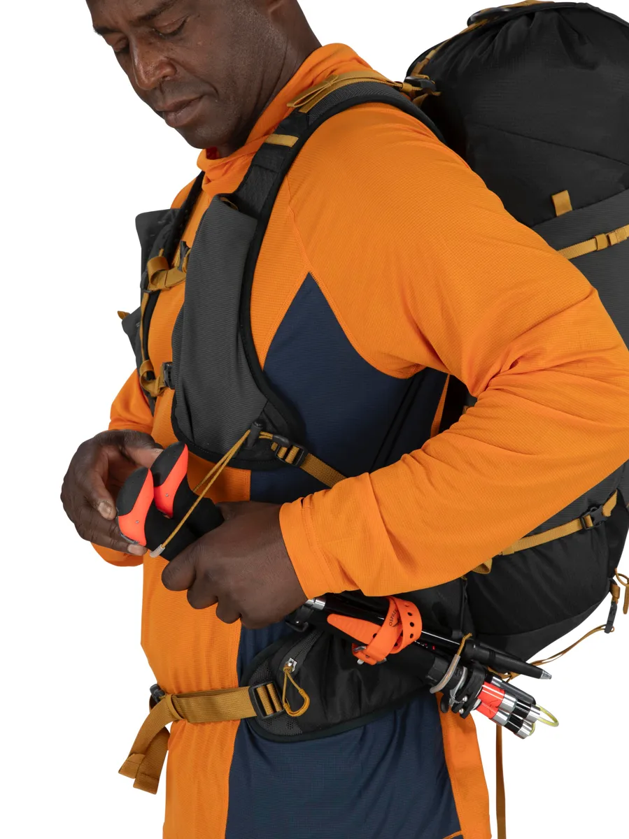 Osprey Talon Velocity 30 Dark Charcoal/tumbleweed Yellow