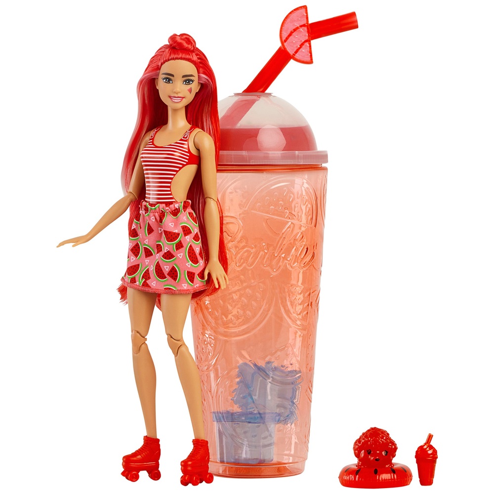 Barbie Pop Reveal Fruchtserie – Puppe und Überraschungen mit Wassermelonenduft