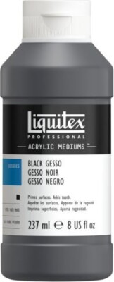 Liquitex - Gesso - Sort 237 ML