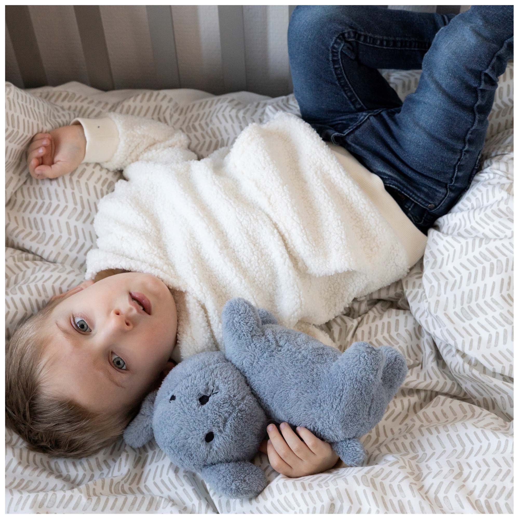 Nijntje Snuffie knuffel Fluffy Blue 25cm blauw