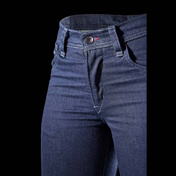 Furygan - Jean femme Nikita X Kevlar® Mom Fit L30 Bleu foncé