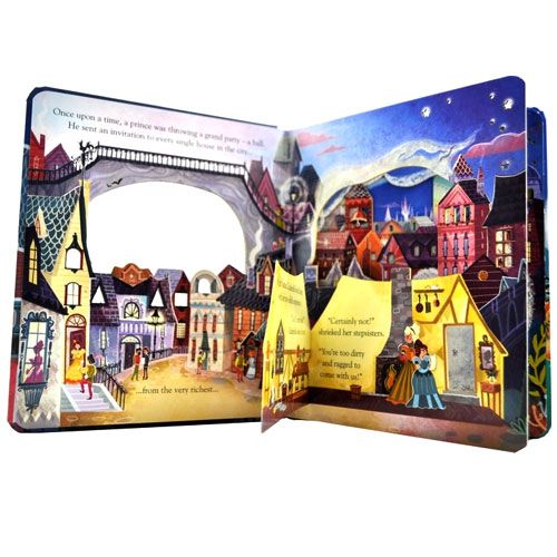 Uitgeverij usborne kijk binnen in een sprookje - assepoester