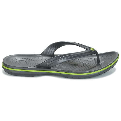 Crocs - CROCBAND FLIP - Noir / Vert