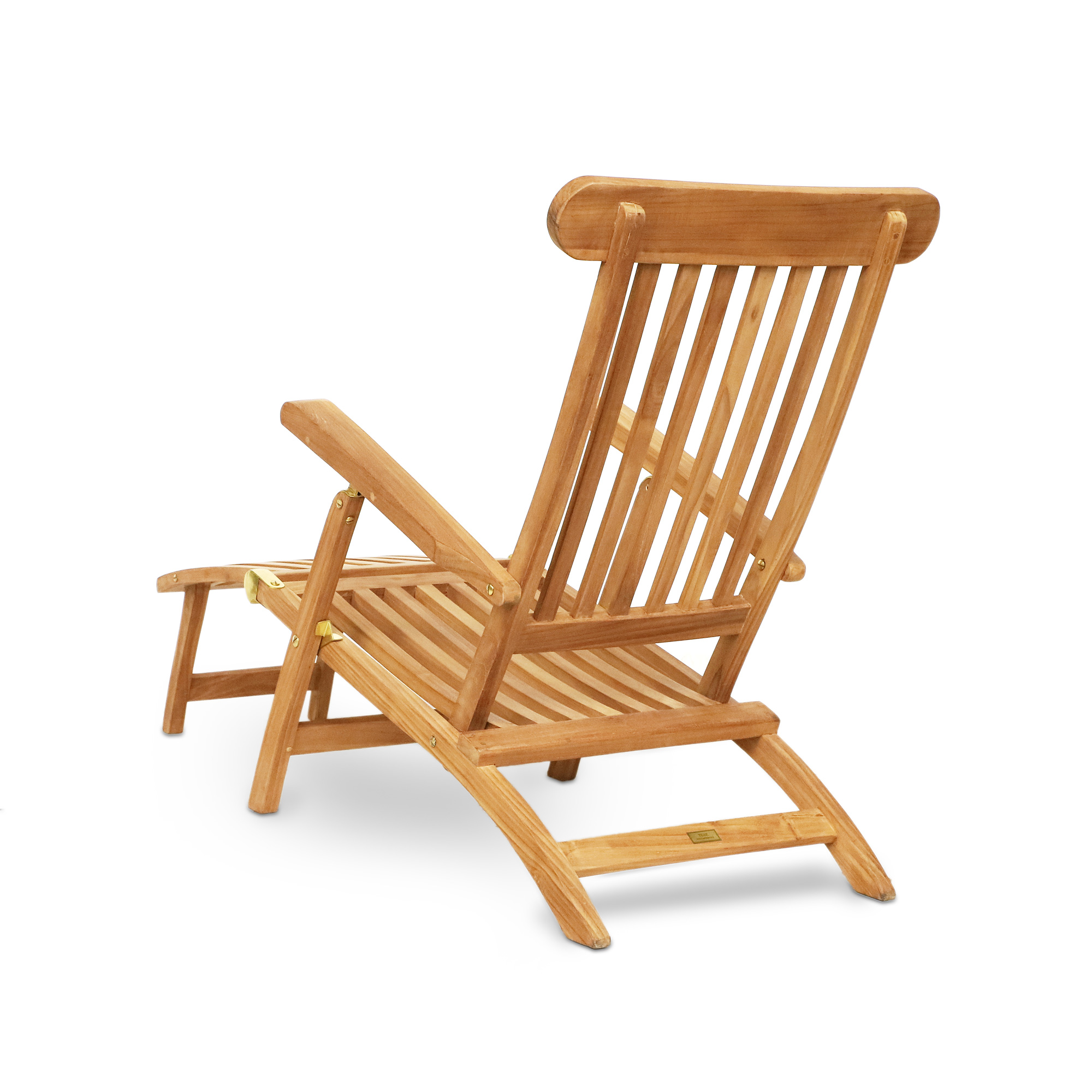 Deckchair aus Teak, natur, L 155 cm, B 66 cm, H 100 cm günstig bestellen