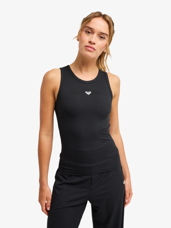 Rise & Vibe Débardeur Noir Femme