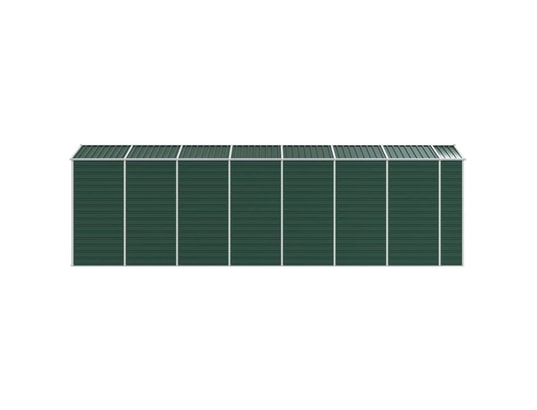 VIDAXL - Abri de jardin vert 191x640x198 cm acier galvanisé