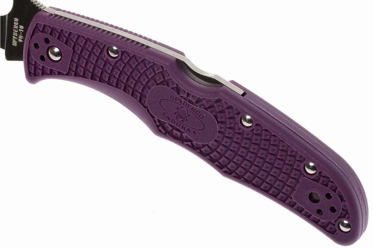Spyderco Endura 4 Purple C10FPPR zakmes