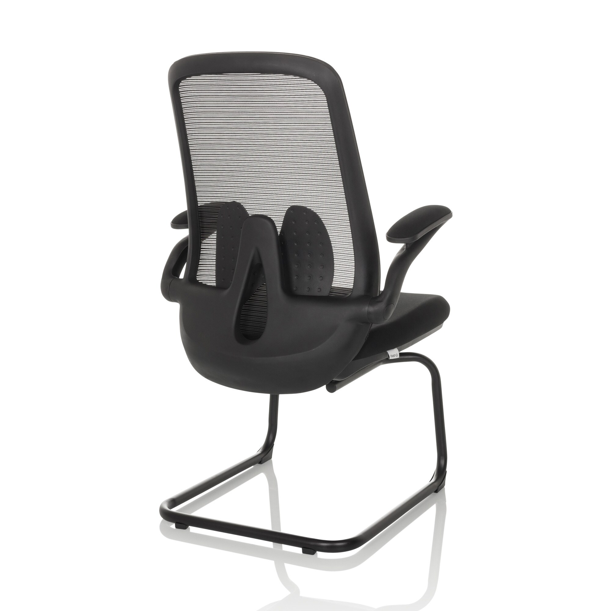 Freischwinger MIKO VB Stoff/Netzstoff mit abklappbaren Armlehnen hjh OFFICE