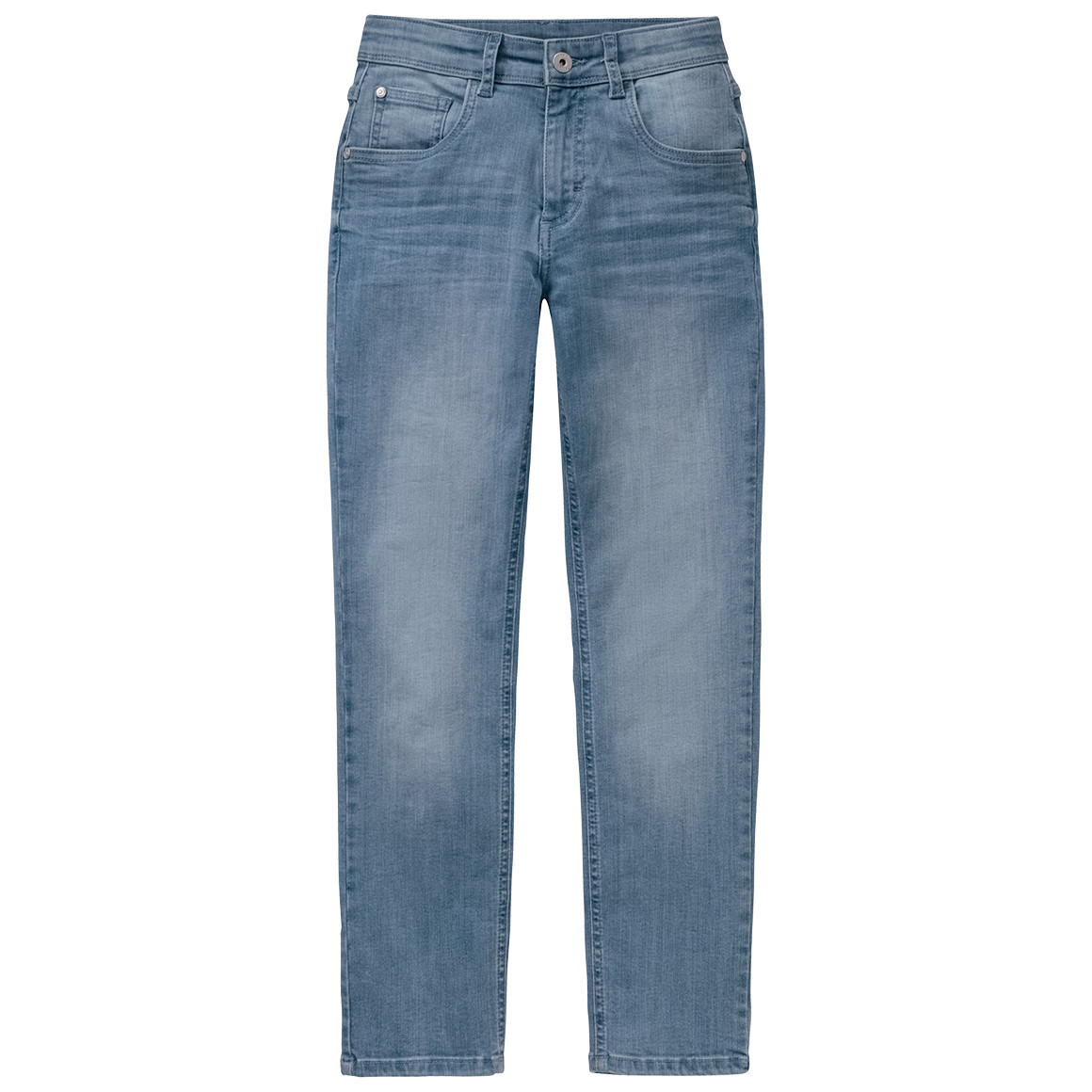 Yigga Jungen Straight-Jeans mit verstellbarem Bund blau
