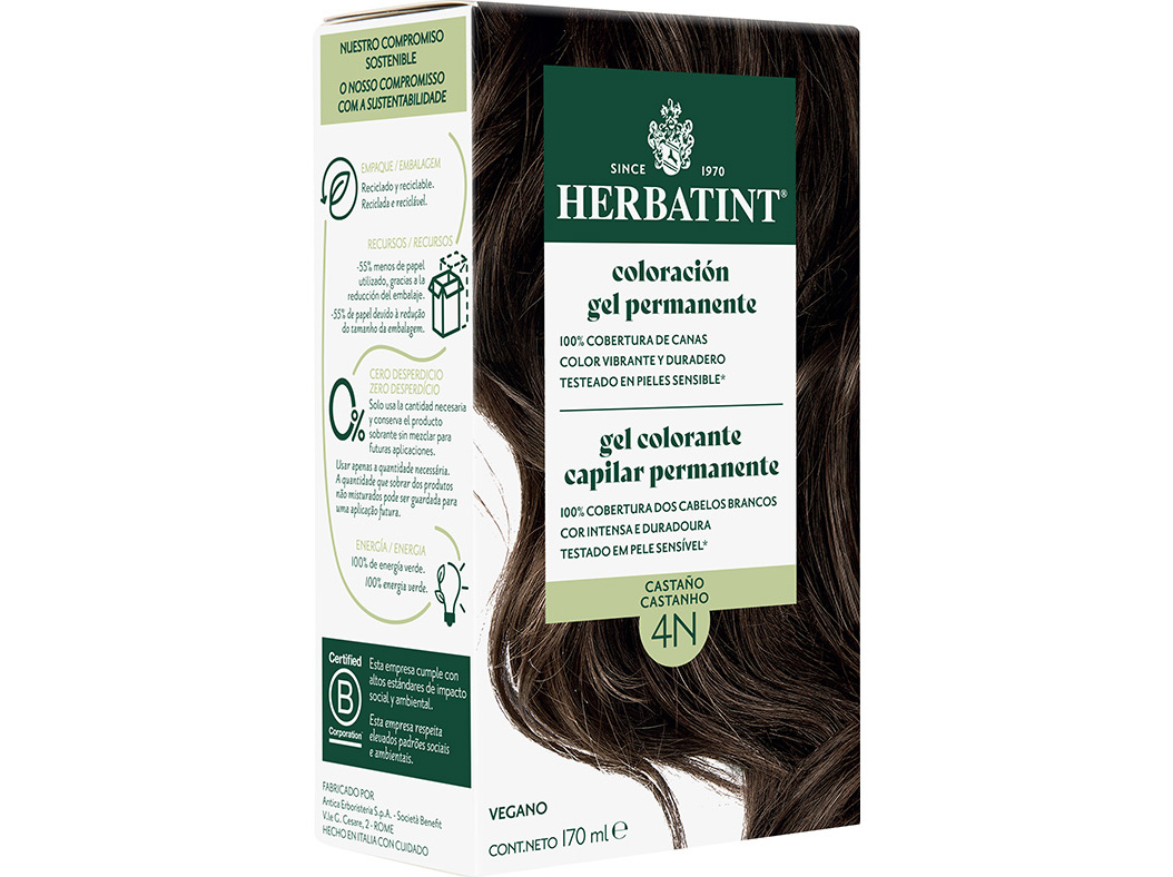 COLORAÇÃO HERBATINT CASTANHO N4 150ML