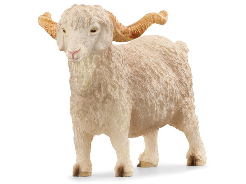 Schleich Spielzeugfigur Farm World Angoraziegenbock Spielzeug-Tierfigur