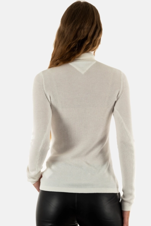pull hiver tommy jeans essential turtle ybh ancient white