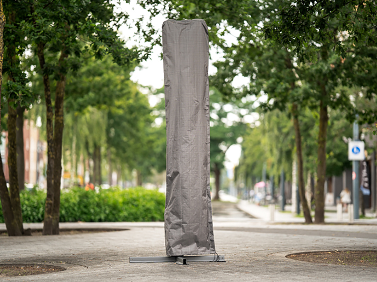 Winza 250 x 64 cm grijze parasol beschermhoes