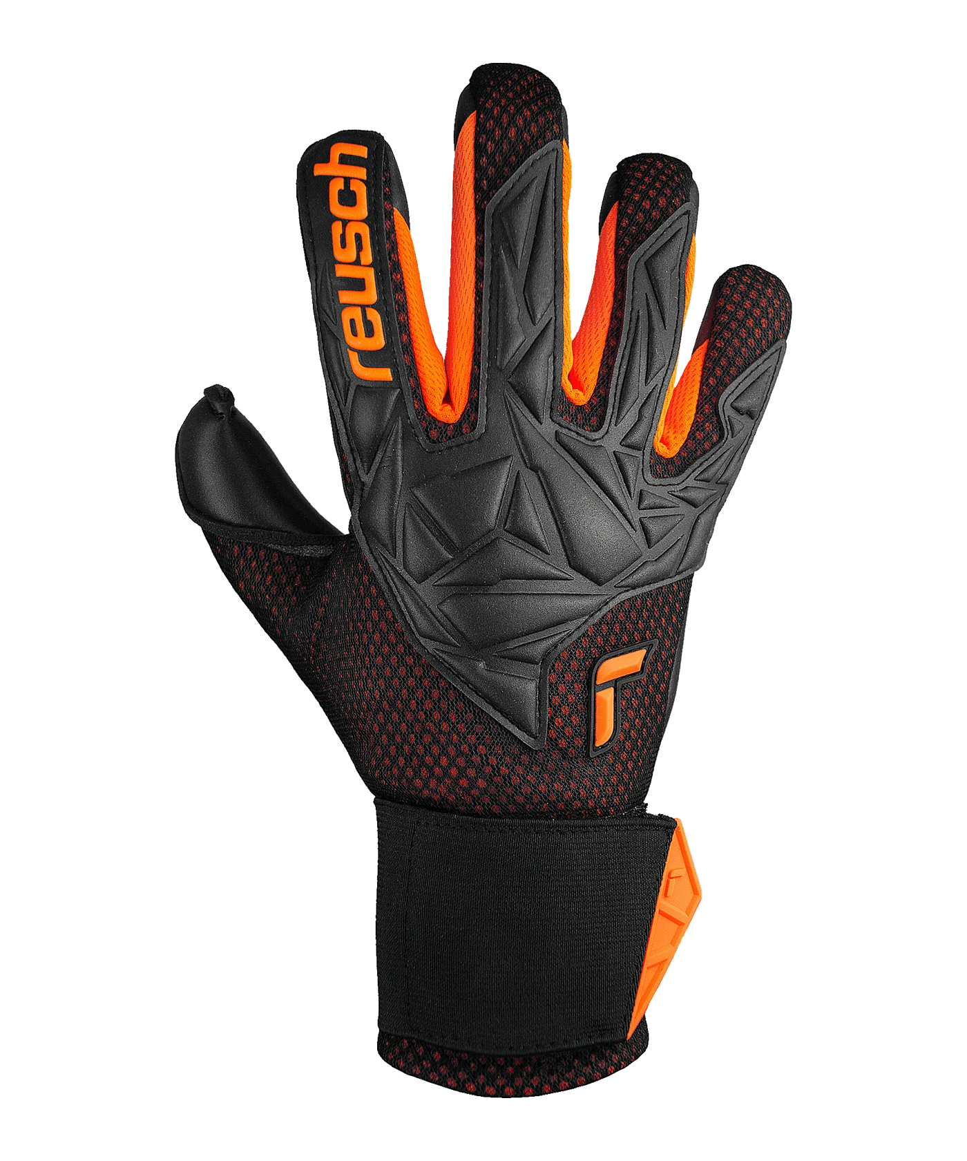 Reusch Attrakt Infinity Airvent TW-Handschuhe Schwarz Orange F7784