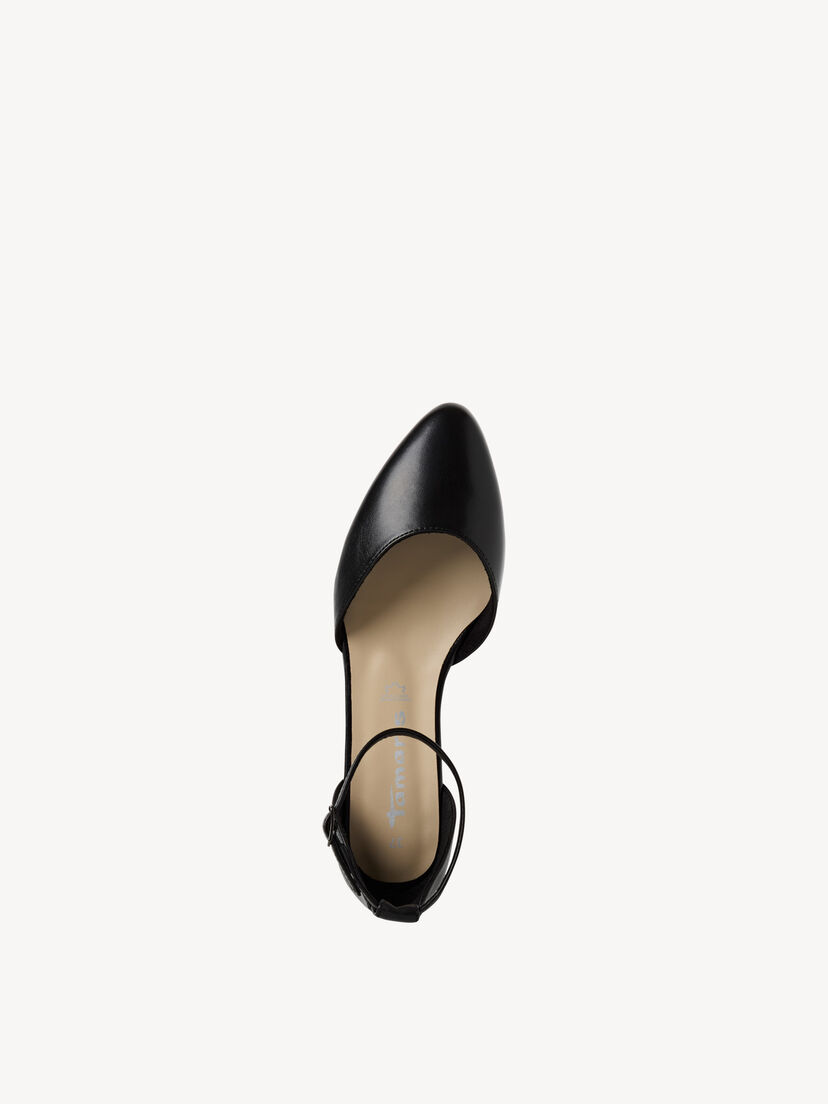 Leren Ballerina - zwart