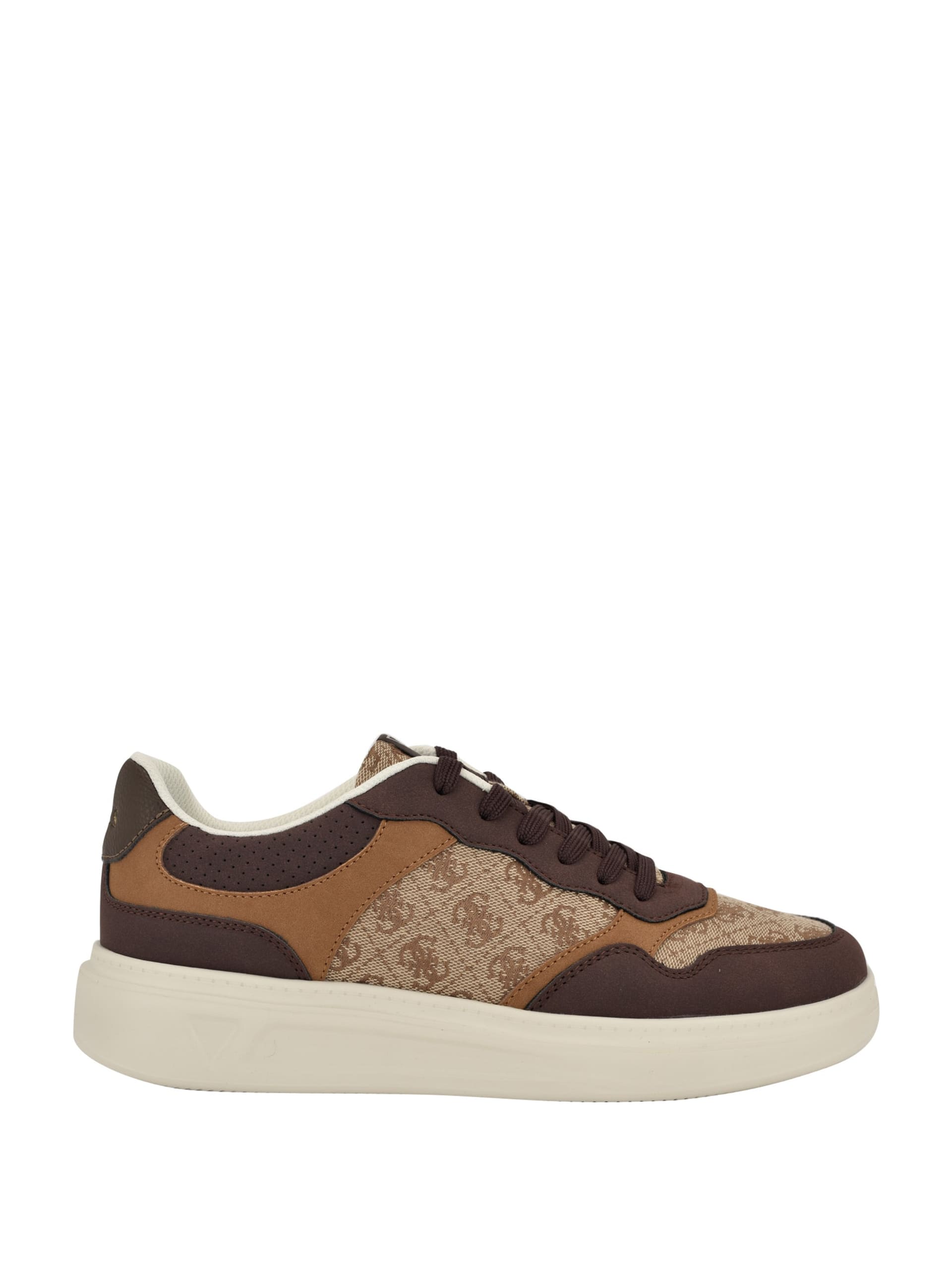 Tênis de cano baixo em jacquard carmino