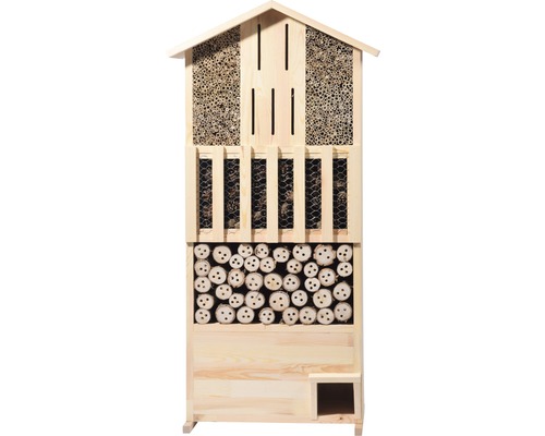 XXL wandinsectenhotel met egelhuis, 58 x 30 x 110 cm