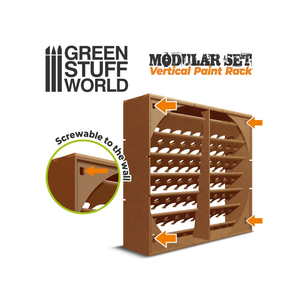 Présentoir Modulaire Vertical pour Peintures
