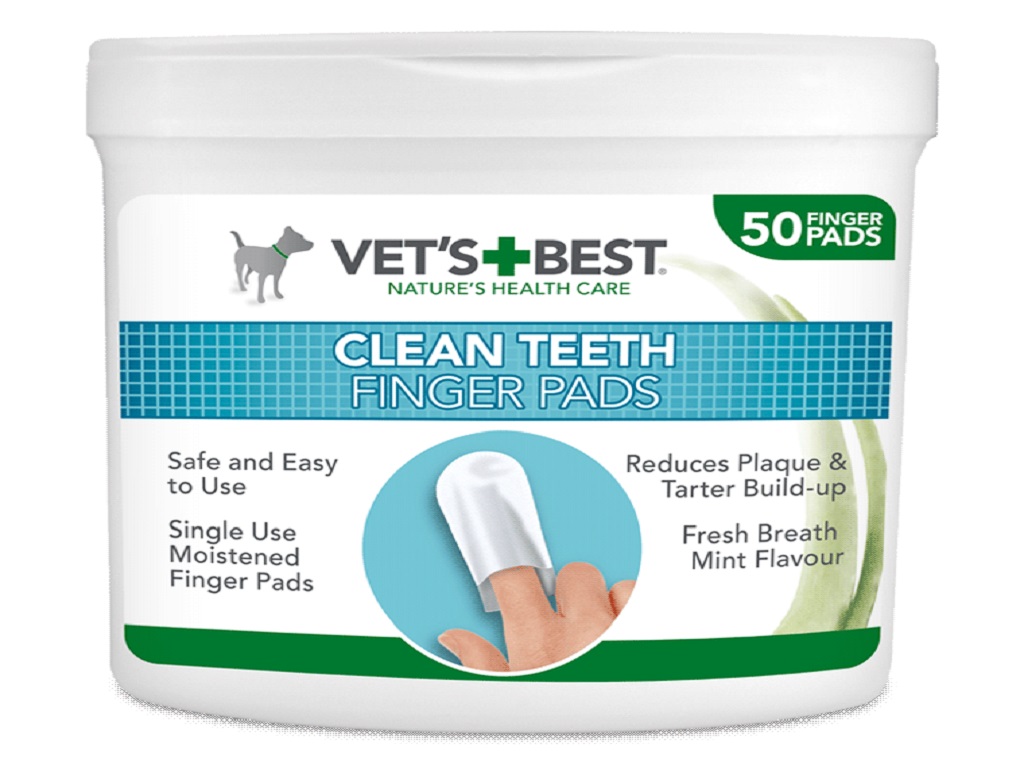 TOALHITAS VET'S BEST PARA LIMPEZA DE DENTES 50 UNIDADES