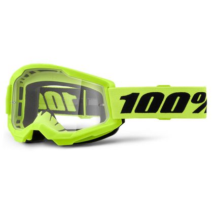 Masque cross 100% STRATA MINI - CLAIR ENFANT - Jaune