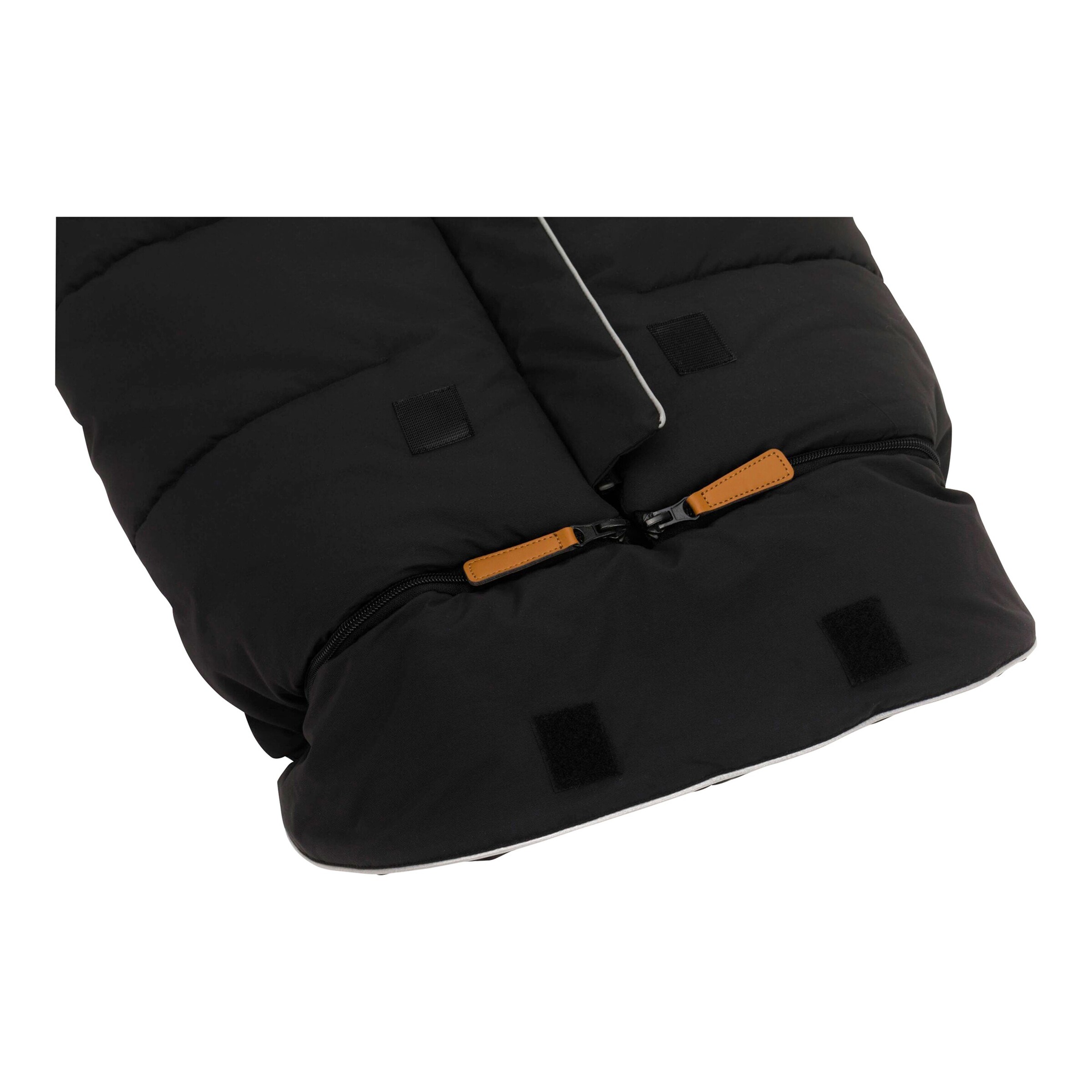 babycab Lammfell-Fußsack Inari für Kinderwagen, Buggy schwarz
