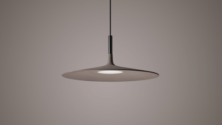 Foscarini Aplomb Large MyLight hanglamp Ø45 LED dimbaar grijs