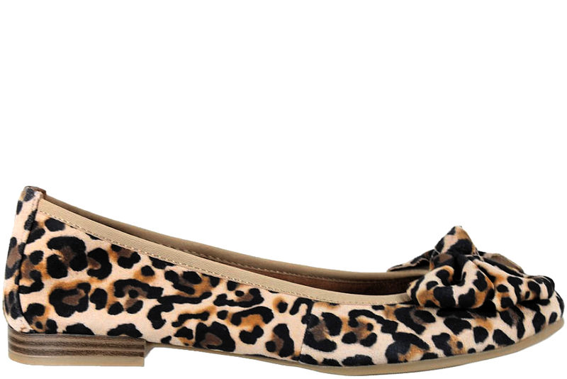 TAMARIS LEOPARD BALLERINA I RUSKIND