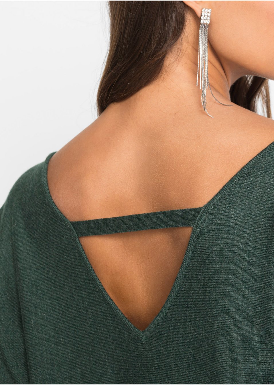 Pull avec éléments décoratifs en viscose
