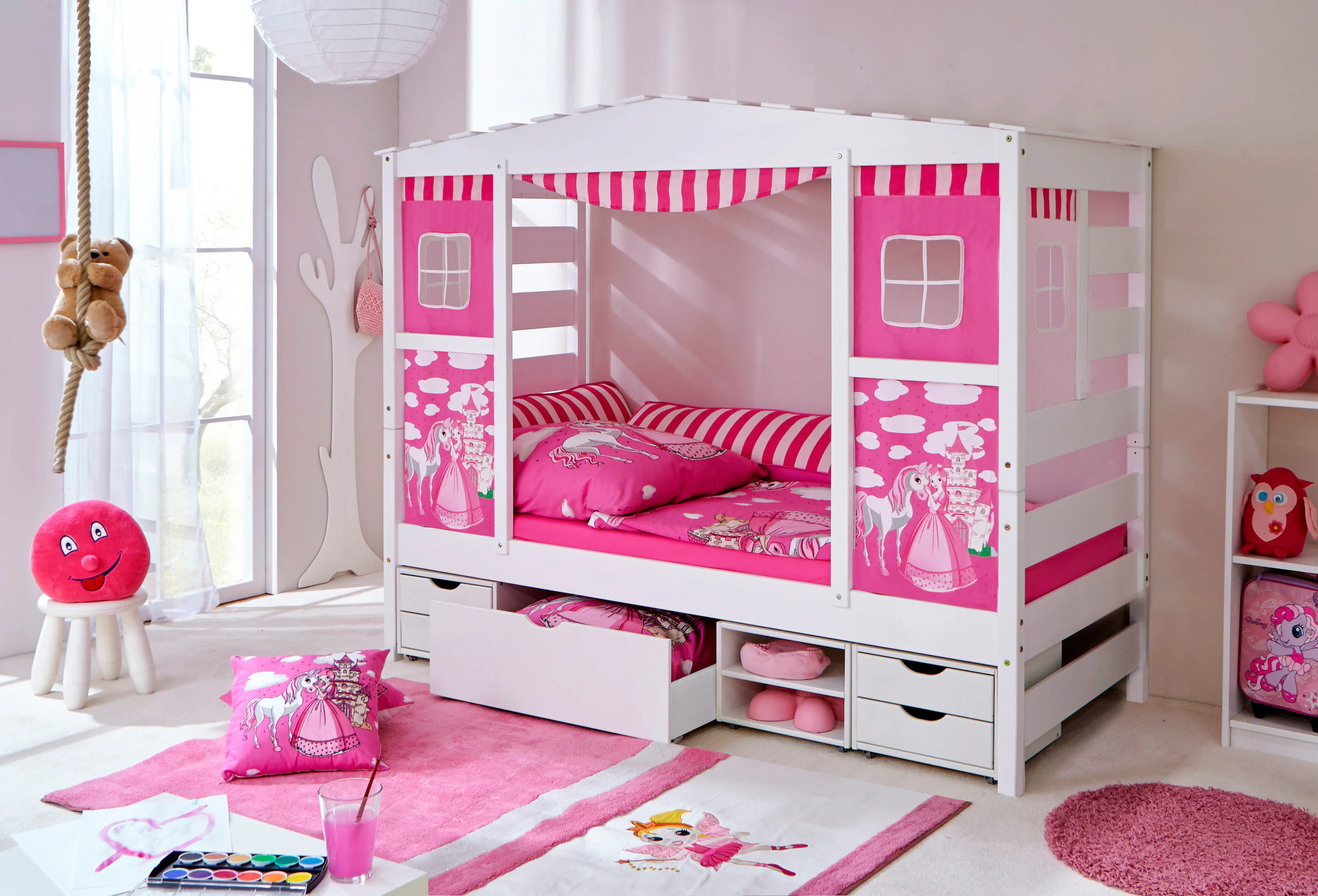Ticaa Hausbett mit Bettkasten 