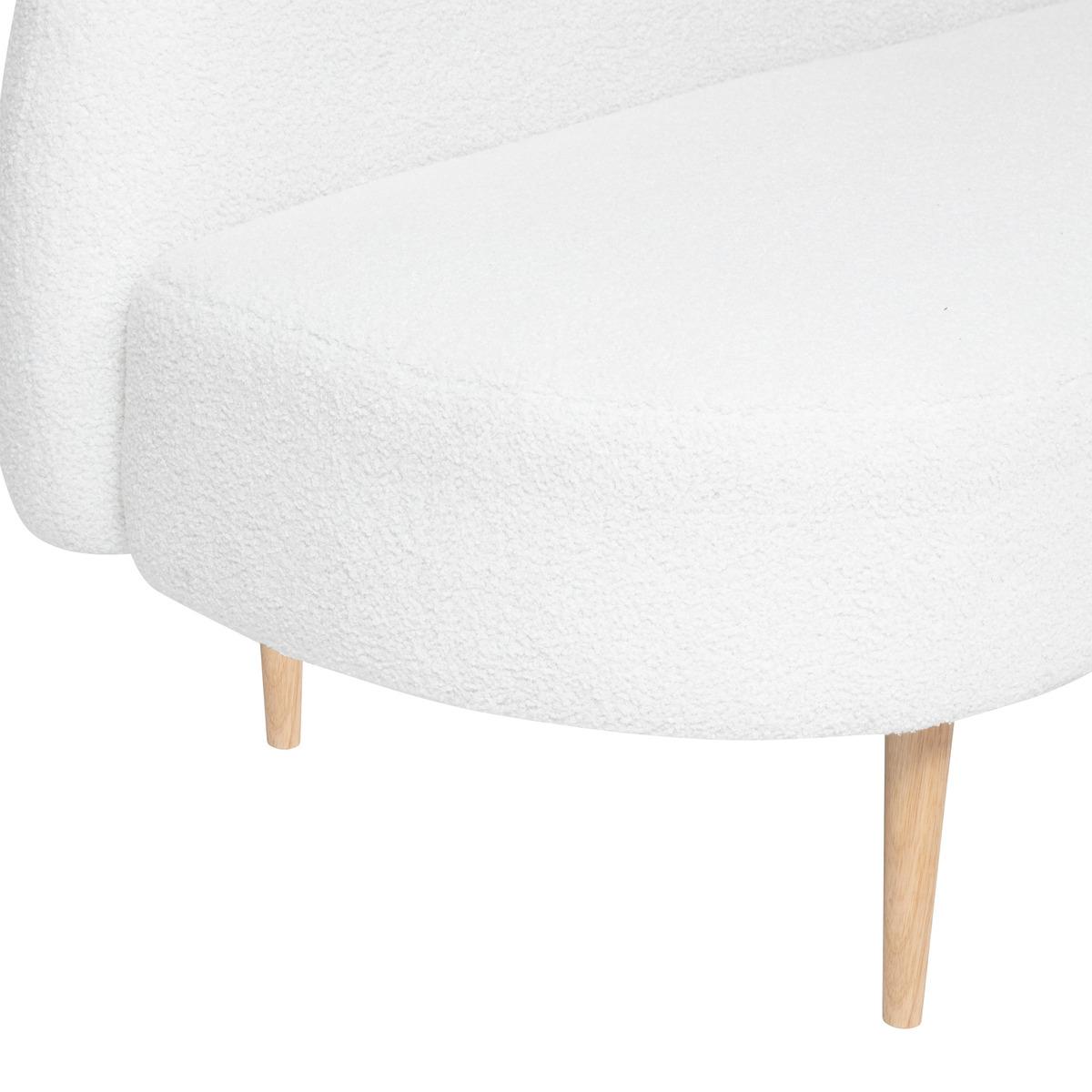 BANQUETTE INSI 2 PLACES BLANC D.172X75X72CM