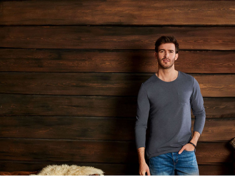 Herenshirt met lange mouwen