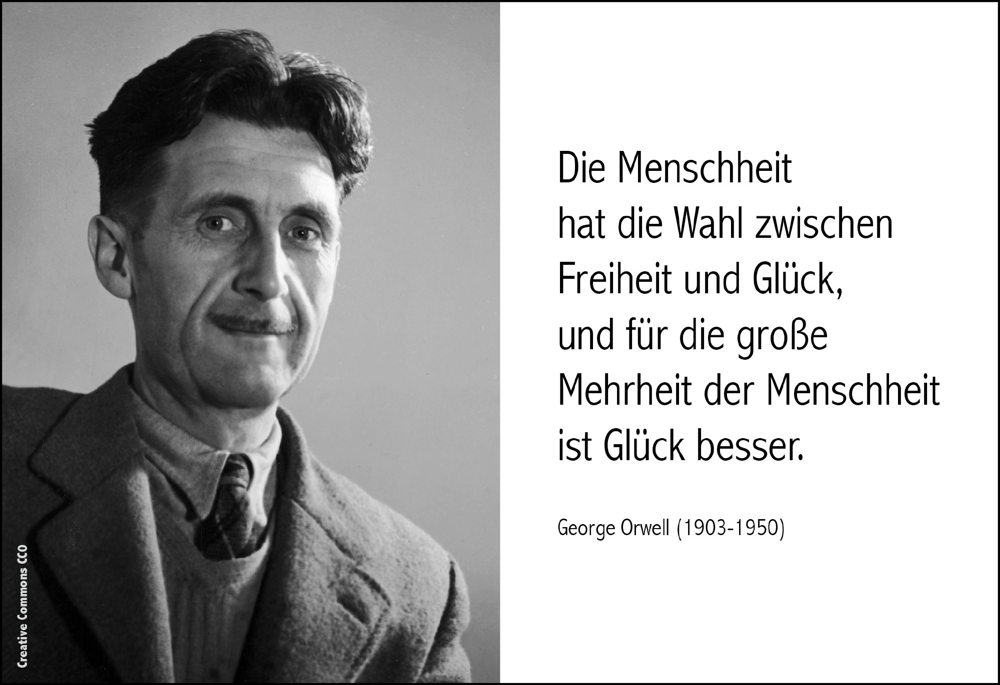 Postkarte 'Die Menschheit hat die Wahl' günstig bestellen