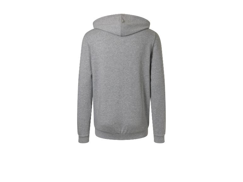 Heren hoodie met rits