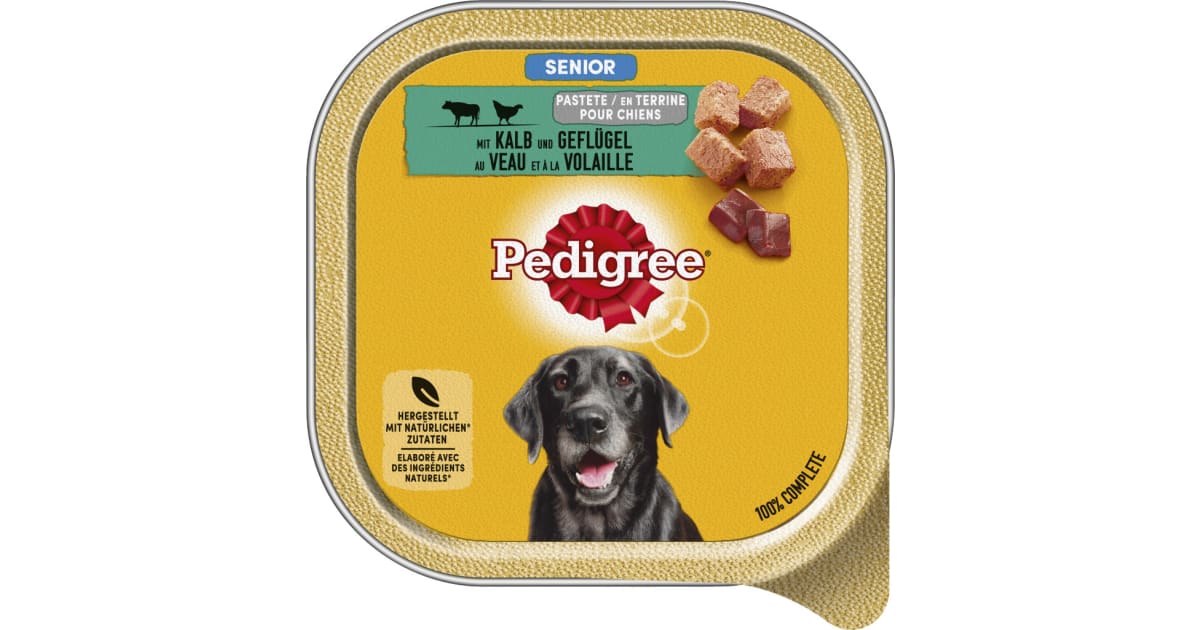 PEDIGREE Schale mit Kalb und Geflügel Senior